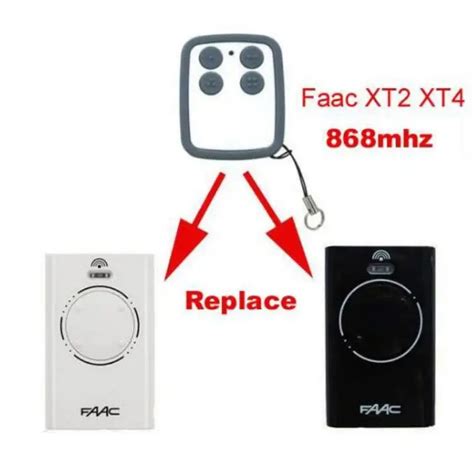 2pcs FAAC XT2 XT4 868 SLH LR Replacement Remote Control 868MHZ High