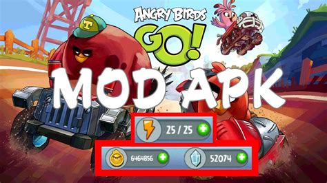 Angry Birds Go V292 Mod Apk Download Gameplay Youtube