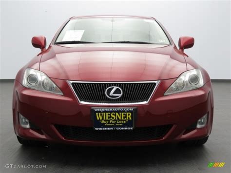 2008 Matador Red Mica Lexus Is 350 78375381 Photo 2 Car Color Galleries