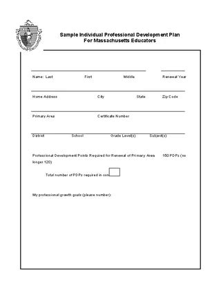 Individual Professional Development Plan Ipdp PDFSimpli