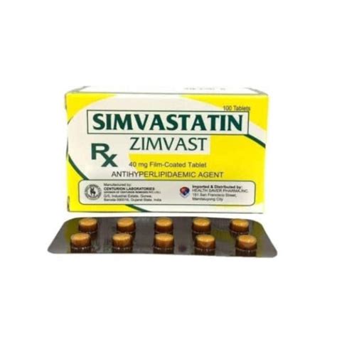 Forcad Simvastatin 40mg Tablet X 1 Xalmeds