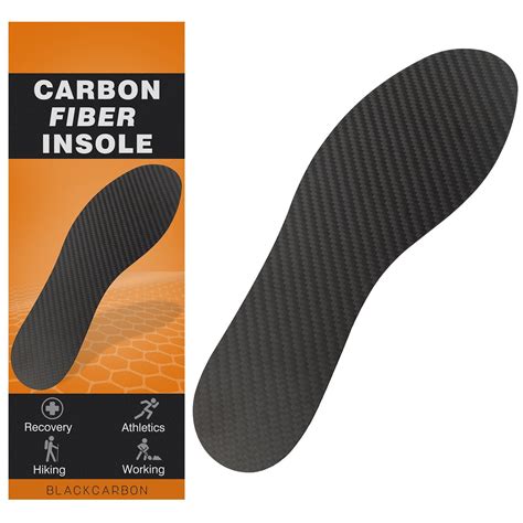 Carbon Fiber Insole, Rigid Insert for Foot Arthritis, Mortons Toe, Turf