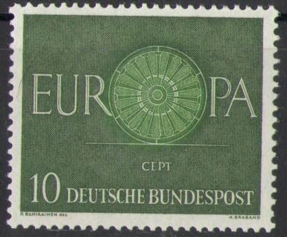 Briefmarken Deutsche Bundespost Europa