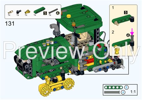 LEGO MOC 42168 John Deere 8RX Tractor - alternate build plus tracks by ...