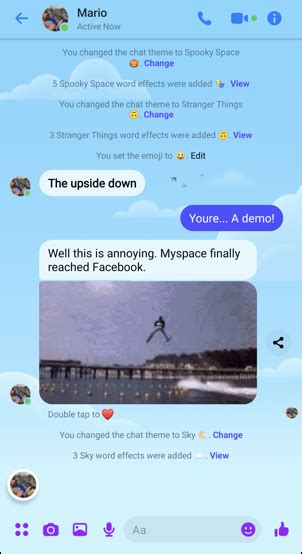 Change the “Theme” of a Facebook Messenger Conversation?