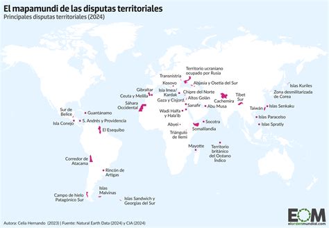 El Mapa De Las Grandes Disputas Territoriales Del Mundo Mapas De El Orden Mundial Eom