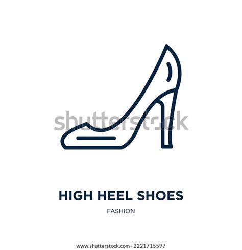 High Heel Shoes Icon Fashion Collection Stock Vector Royalty Free