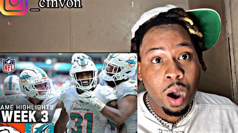 Lord Gee Over Denver Broncos Vs Miami Dolphins Game Reaction Youtube