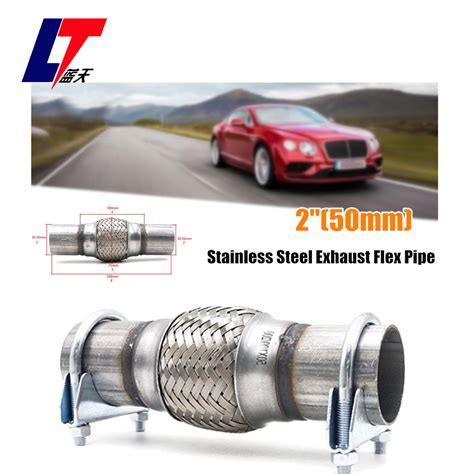 Stainless Steel Braided Interlock Flexible Pipe For Car Exhaust