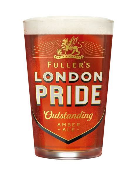 London Pride Branded Pint Glass 20oz Ce