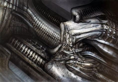 Hr Giger Erotomeccanica Ix Di Hr Giger 1940 2014 Switzerland Riproduzioni Darte Del