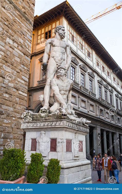 Piazza Della Signoria In Florence Italy Editorial Stock Photo Image