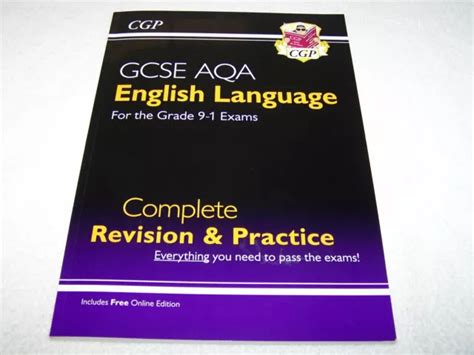 Cgp Gcse Aqa English Language Revision Practice Book Eur