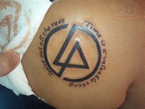 Time Is A Valuable Thing Linkin Park Logo Tattoo Side Tattoos