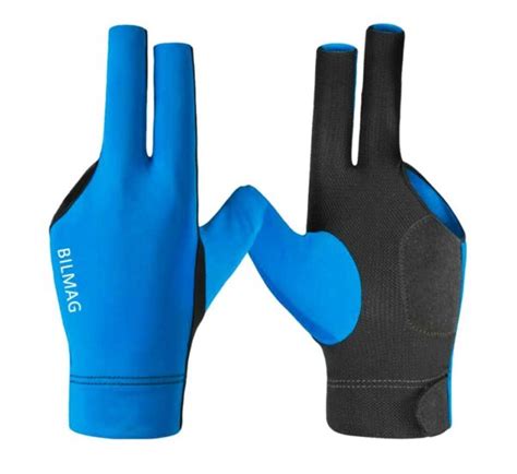 Glove BILMAG 3 Fingers Blue Black BILMAG Billard Shop