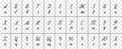 Russian Alphabet Poster In Cursive Digital Download Russian, 60% OFF