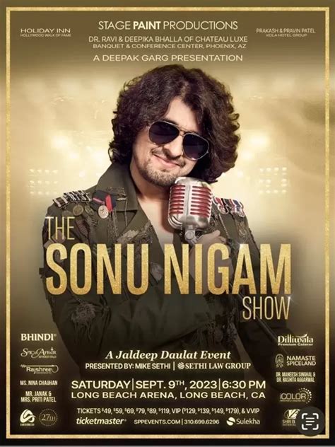 Sonu Nigam Live Concert in Los Angeles 2023