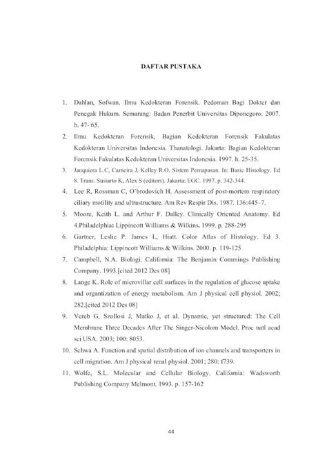 Pdf Daftar Pustaka Dahlan Sofwan Ilmu Kedokteran Forensik