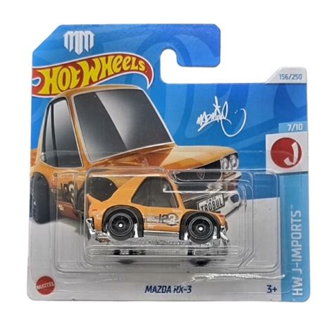 HOT WHEELS MAZDA RX HOT WHEELS POMARAŃCZOWA TOONED HRY Cena Opinie