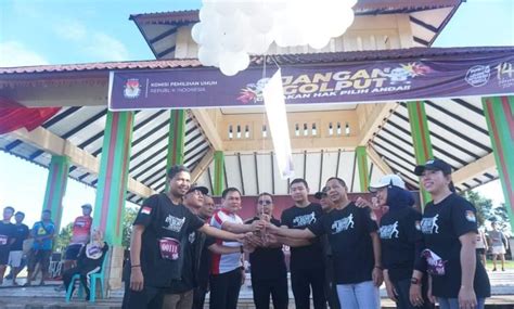 Sirajudin Hadir Di Fun Run Dan Fun Walk KPUD Bolmut 2024 DotNews Id