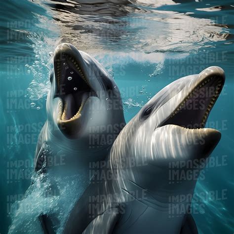 Singing Dolphins - Impossible Images - Unique stock images for commercial use.