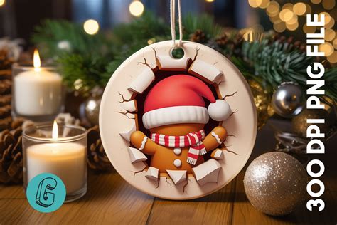 Gingerbread Break Wall Ornament Png 02 Graphic By Glamour · Creative