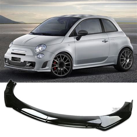 Front Bumper Lip Splitter Spoiler Body Kits Glossy Black For Fiat 595 500 Abarthのebay公認海外通販｜セカイモン