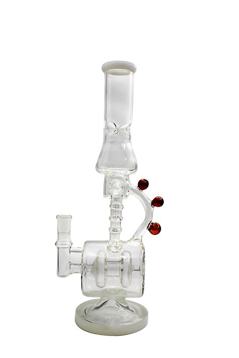 16 Inch High Borosilicate Glass Oil Burner Pipe Oil Drilling Rig Smoking Pipe Recycler Water