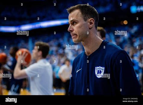 February 3 2024 Duke Blue Devils Head Coach Jon Scheyer Walks Out For The Acc Basketball