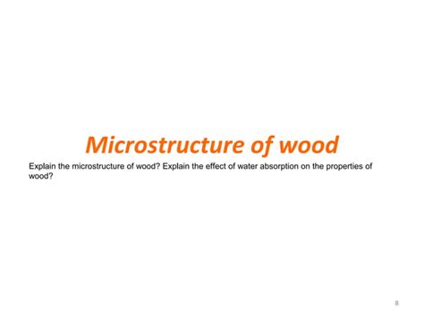 Wood Microstructure Ppt