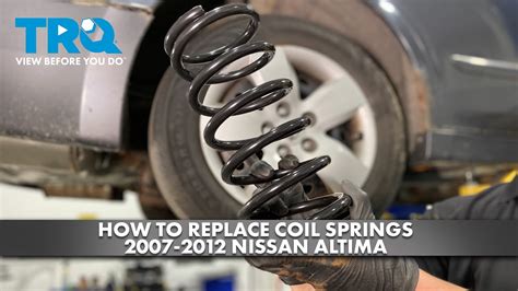 How To Replace Rear Coil Springs 2007 2012 Nissan Altima 1A Auto