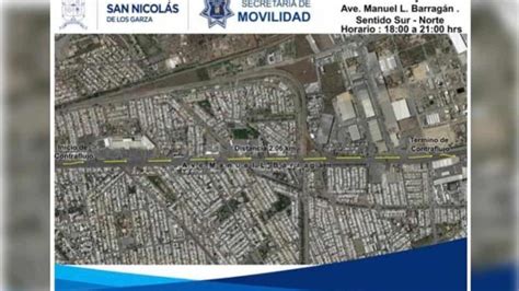 Implementan carril de contraflujo en ave Barragán ABC Noticias