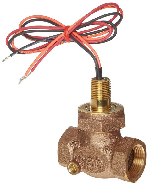 Gems Sensors Fs Adjustable Series Bronze Flow Switch Inline