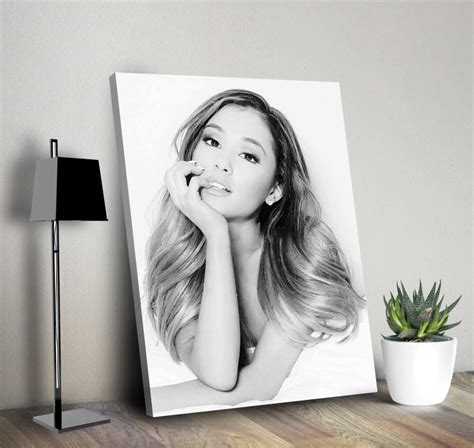 Ariana Grande Print, Ariana Grande, Wall Art – Poster | Canvas Wall Art Print - John Sneaker