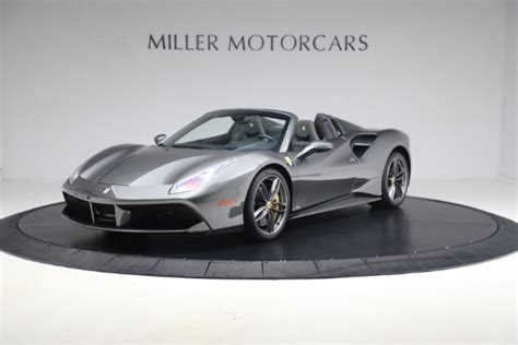 Pre Owned 2017 Ferrari 488 Spider For Sale Special Pricing Bugatti Of Greenwich Stock 4444