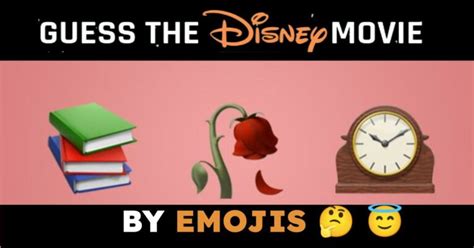 Guess the Disney Movie with Emoji Trivia Quiz - Gyanok.com