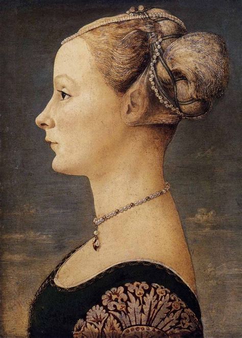 Portrait of a Girl by Antonio Del Pollaiuolo, 1467-1470 | Renaissance ...