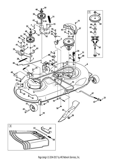 Mtd Mower Deck Parts Diagram