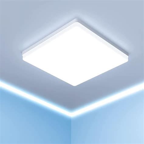 Plafonnier Led 24w Ufo Panel Carré Lampes De Plafond Moderne 2400lm