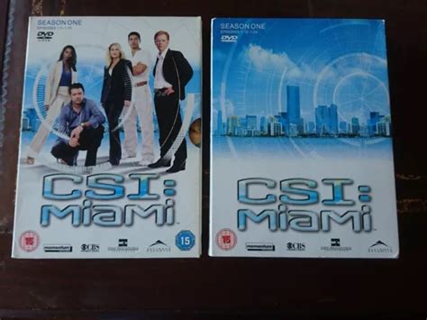 CSI MIAMI THE Complete Season 1 DVD 2010 David Caruso Szwarc DIR