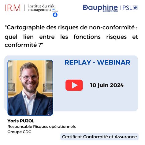 Replay Webinaire Cartographie Des Risques De Non Conformit Quel