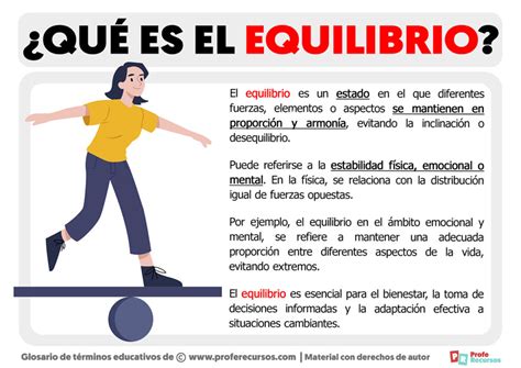 Qué es el Equilibrio Definición de Equilibrio