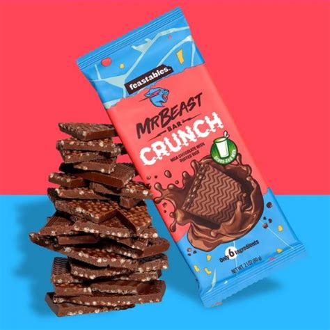 Feastables Mrbeast Chocolate Milk Chocolate Crunch