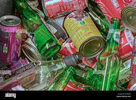 Recycling Cans And Bottles Hi Res Stock Photography And Images Alamy