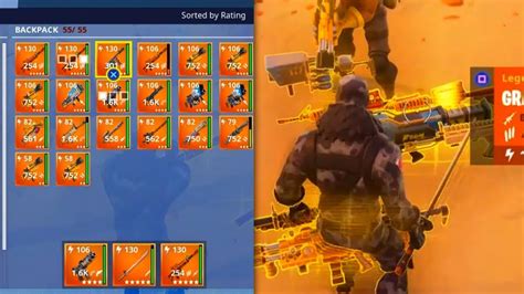 How To Get 130 Weapons On Level 1 Fortnite Save The World Youtube