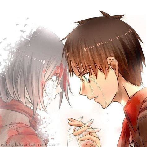 Eren Y Mikasa Shingeki No Kyojin Eren Jaeger Mikasa X Eren Armin