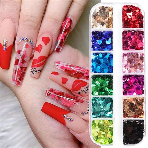 Step By Step Heart Nail Art