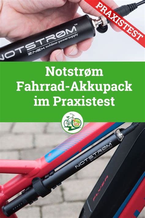 Notstr M Im Test Akkupack F R Radfahrer Notstrom Radfahren Fahrrad