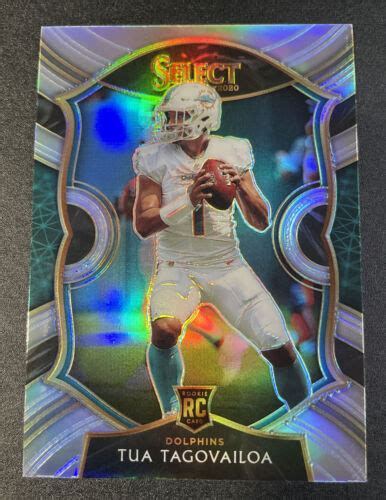 Select Tua Tagovailoa Silver Prizm Concourse Rookie Rc