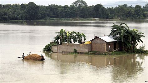 In Pictures Nepal And India Floods Bbc News